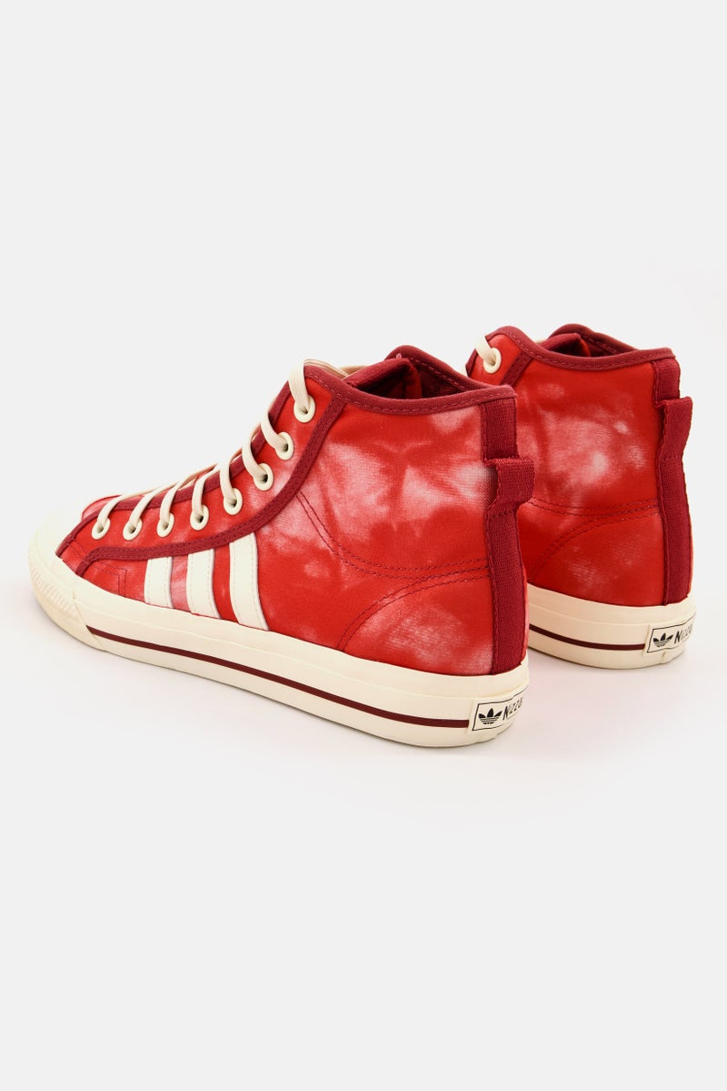 adidas Originals Men Nizza HI RF Lace Up Sports Shoes, Red - Image 2