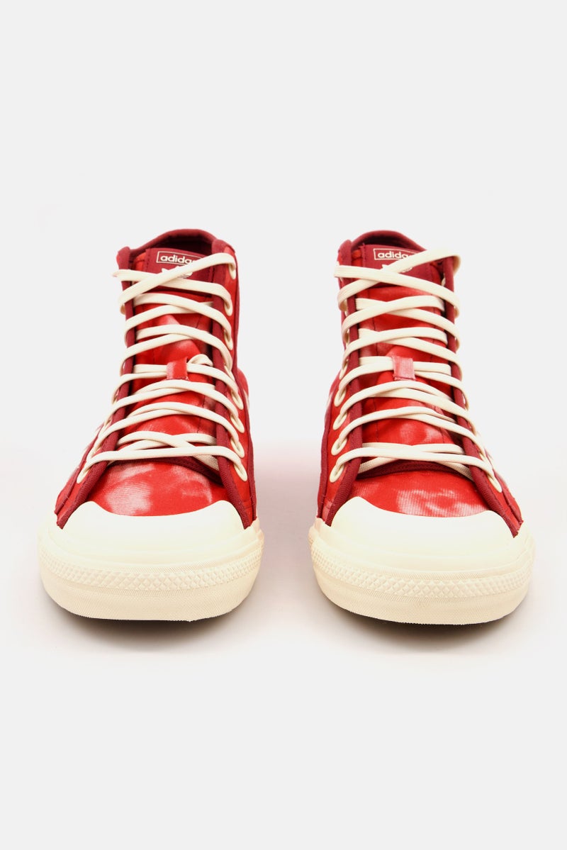 adidas Originals Men Nizza HI RF Lace Up Sports Shoes, Red - Image 3