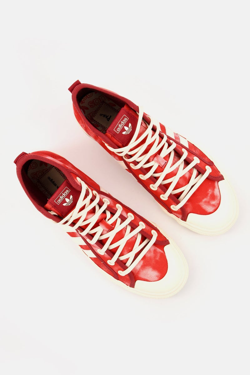 adidas Originals Men Nizza HI RF Lace Up Sports Shoes, Red - Image 4