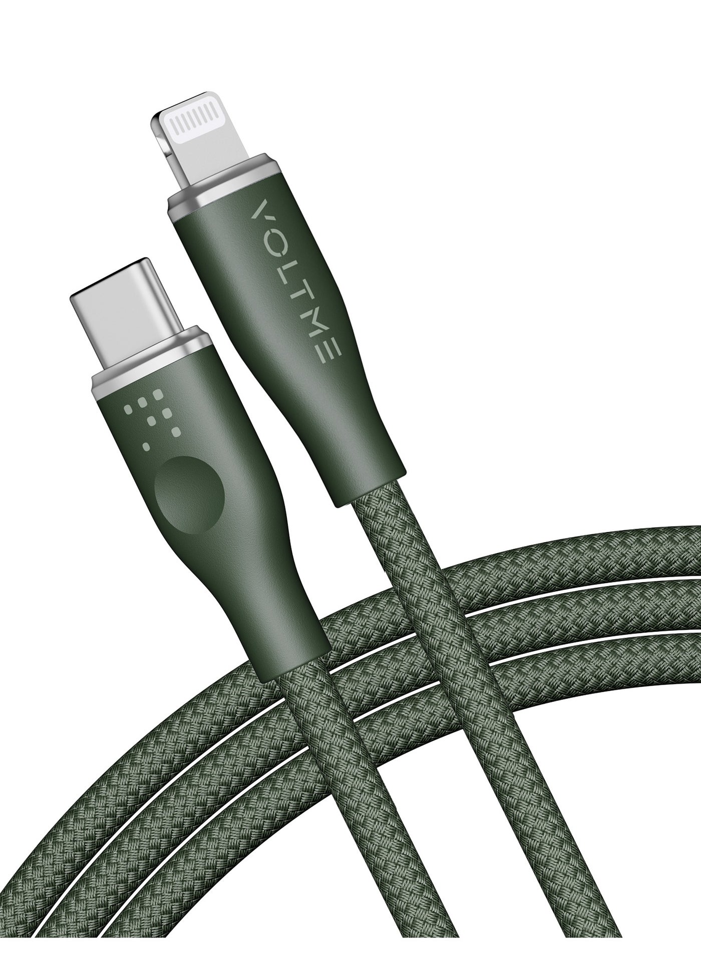 USB-C to Lightning Cable 30W PD Fast Charging, Strong Double Nylon Braided, (1.2m/4ft), 480Mbps High Speed USB 2.0 Data Transfer, Durable Charging Cord Compatible with iPhone 14, 14 Plus, 14 Pro, 14 Pro Max, iPhone 13, 13 Pro, 12, 11, XS, SE, iPad 9, and More Devices (Green)