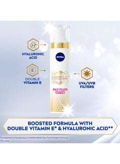 Nivea LUMINOUS 630 EVEN GLOW SPF 50 Anti Dark Spot Face Day Fluid 40ml  - Image 4