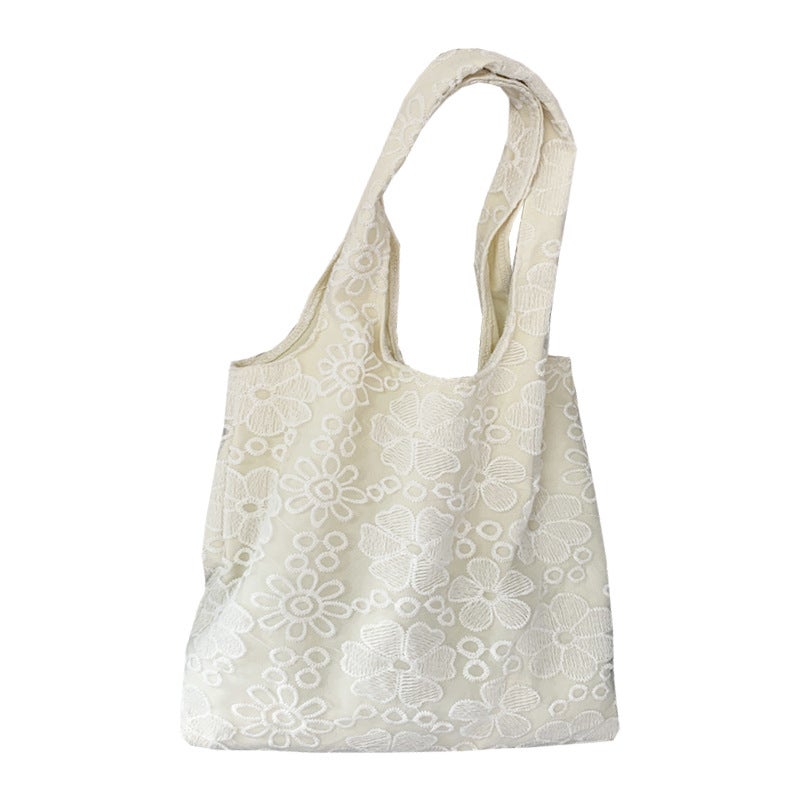 Canvas Tote Bag with Embroidery - Image 5