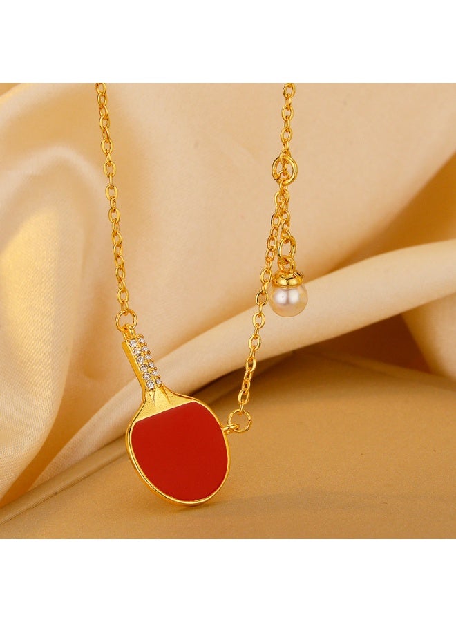 KUYING Fashionable Retro Light Luxury Personalized Necklace 