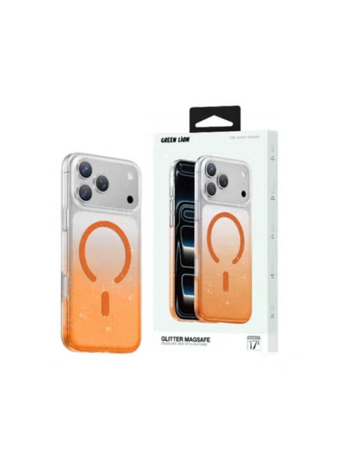 جرين ليون حافظة آيفون 17 برو ماکس ماغسيف بريستيج مع حماية عالية الجودة ضد الصدمات وبنية هجينة من PC-TPU / أزرار معدنية / حماية للكاميرا / قبضة مريحة / غطاء خلفي مقاوم للخدوش / حماية من الصدمات / مضاد لبصمات الأصابع - البرتقالي - Image 5