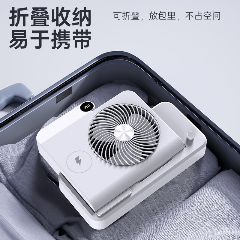 Desktop Circulating Fan Household Usb Charging Large Wind Small Fan Desk Fan Portable Mini Electric Fan - Image 5