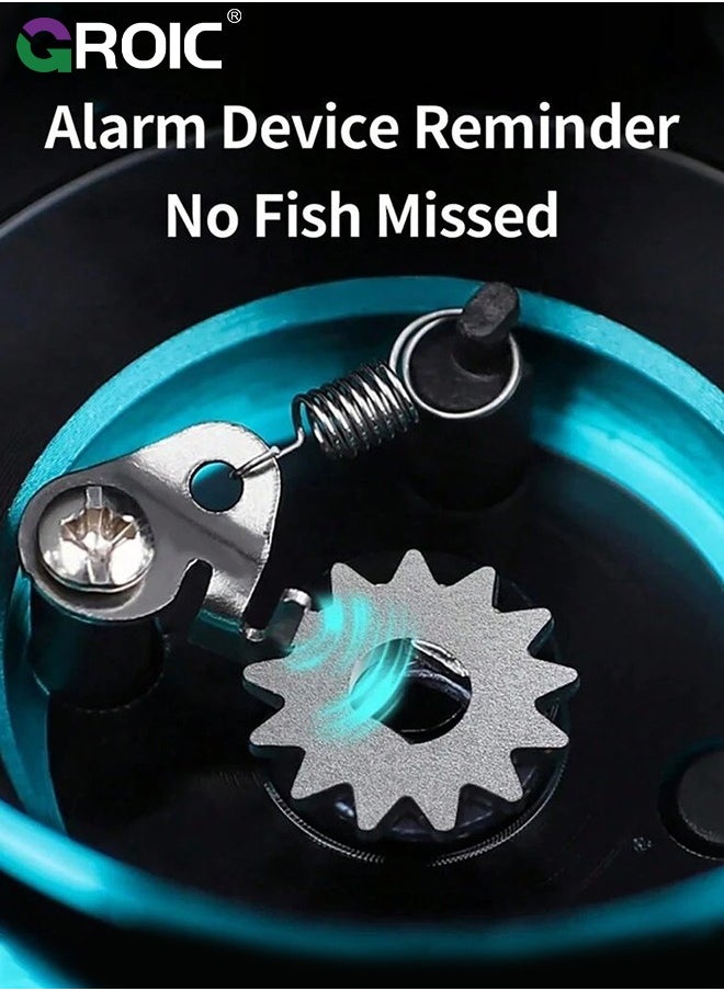 GROIC - Fishing Reel, Ultra Smooth Powerful Fish Spinning Wheel, Aluminium Alloy Fishing Reels with 22LBs Drag Max, Balanced and Lightweight, Perfect for Freshwater or Saltwater Fishing, HZ-3000 - Image 1