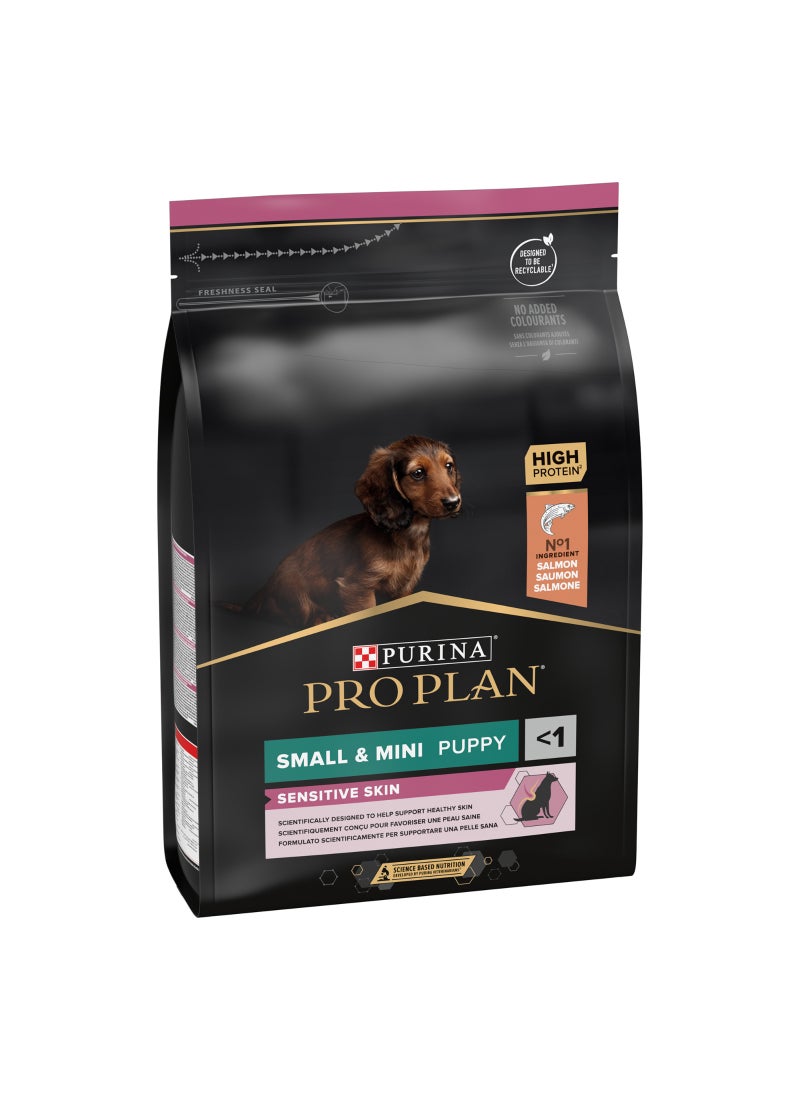 Purina Pro Plan Small And Mini Puppy Sensitive Skin Dry Dog Food With Salmon 3kg - Image 3