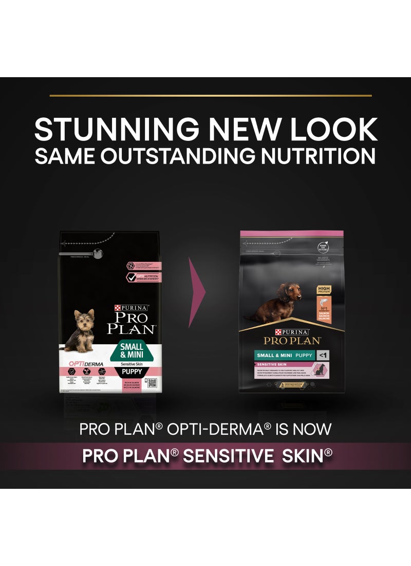 Purina Pro Plan Small And Mini Puppy Sensitive Skin Dry Dog Food With Salmon 3kg - Image 5