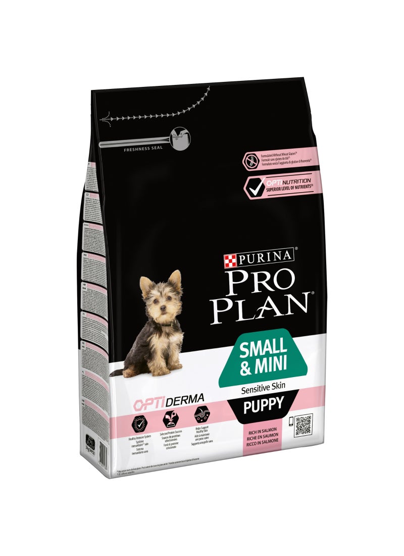 Purina Pro Plan Small And Mini Puppy Sensitive Skin Dry Dog Food With Salmon 3kg - Image 4