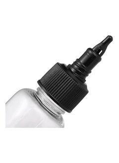 NIBEMINENT 10-Piece Empty Tattoo Ink Pigment Bottles With Twist Cap Clear/Black  - Image 3