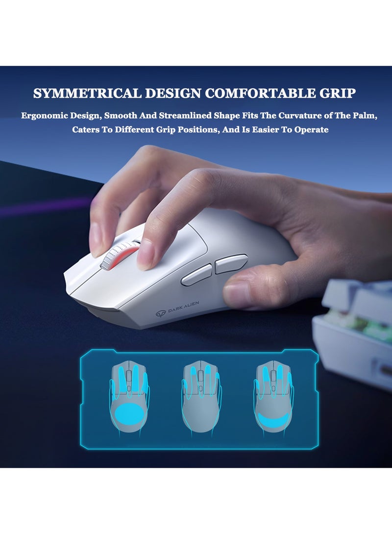 دارك إلين ماوس X1 خفيف الوزن لاسلكي بتقنية البلوتوث ثلاثي الأوضاع مع قاعدة شحن RGB للألعاب والمكتب - Image 3