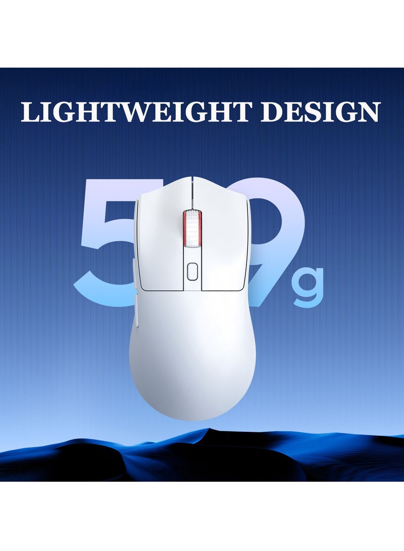 دارك إلين ماوس X1 خفيف الوزن لاسلكي بتقنية البلوتوث ثلاثي الأوضاع مع قاعدة شحن RGB للألعاب والمكتب - Image 2