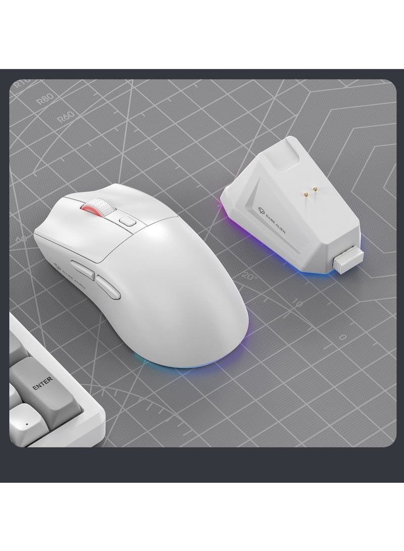 دارك إلين ماوس X1 خفيف الوزن لاسلكي بتقنية البلوتوث ثلاثي الأوضاع مع قاعدة شحن RGB للألعاب والمكتب - Image 4