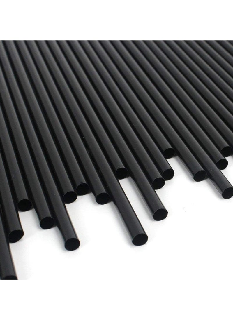 Star 400-Piece Disposable Plastic Drinking Straw, Black  - Image 2