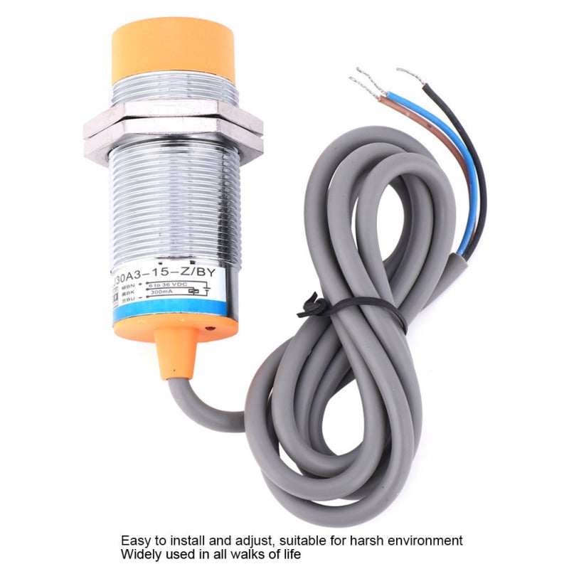Inductive Sensor DC 3Wire Waterproof Shockproof Corrosion Resistant Contactless Switch - High Positioning Accuracy Fast Frequency Response Proximity Switch for Industrial Automation Machine Tools Posi - Image 5