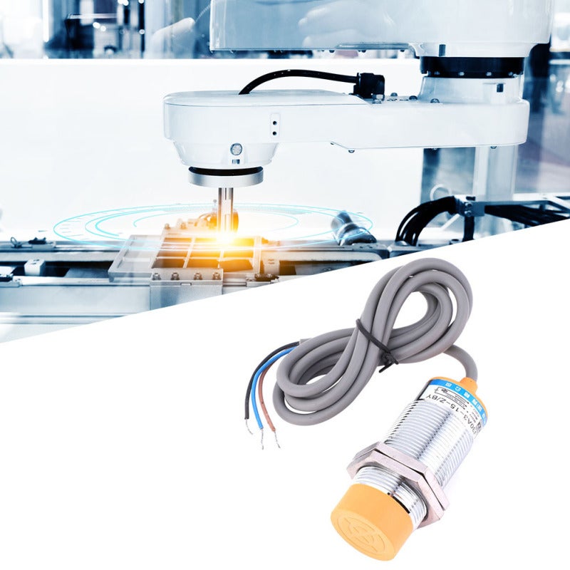 Inductive Sensor DC 3Wire Waterproof Shockproof Corrosion Resistant Contactless Switch - High Positioning Accuracy Fast Frequency Response Proximity Switch for Industrial Automation Machine Tools Posi - Image 3