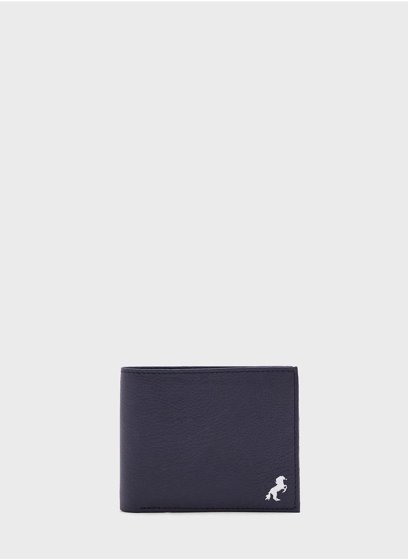 Robert Wood - Genuine Leather Bi Fold Wallet - Image 1