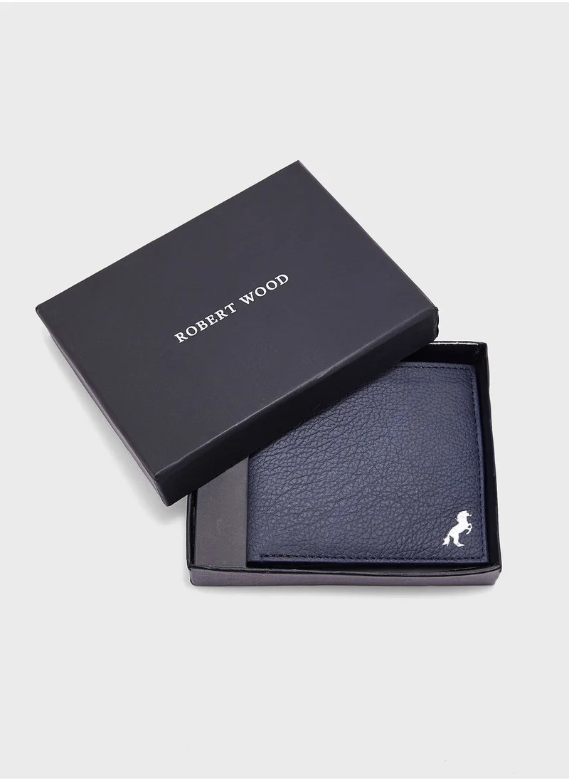 Robert Wood Genuine Leather Bi Fold Wallet