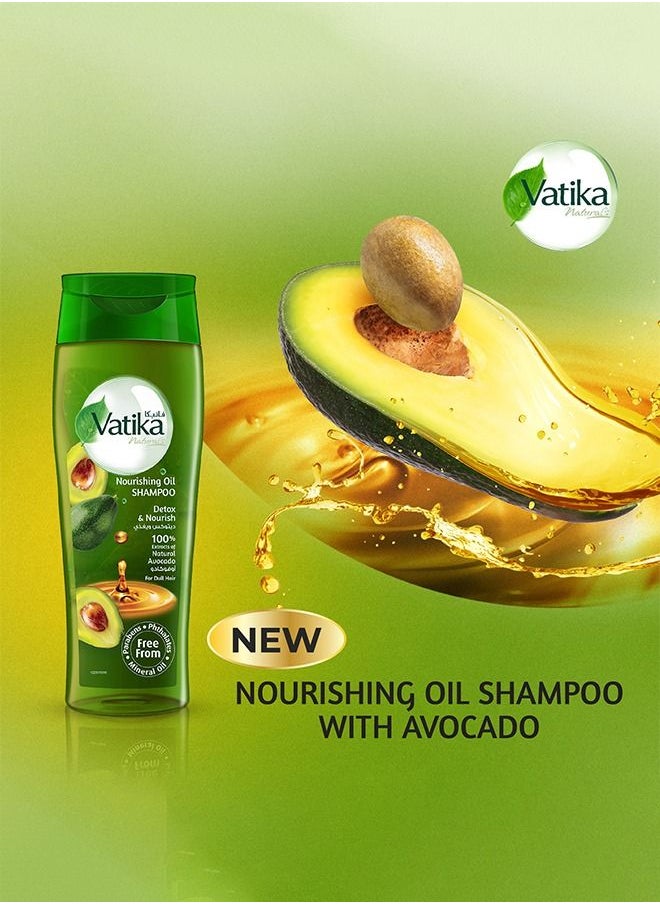 Vatika Naturals - Vatika Naturals Oil Shampoo Avocado - Revitalize and Nourish - 425ml (Twin Pack) - Image 1