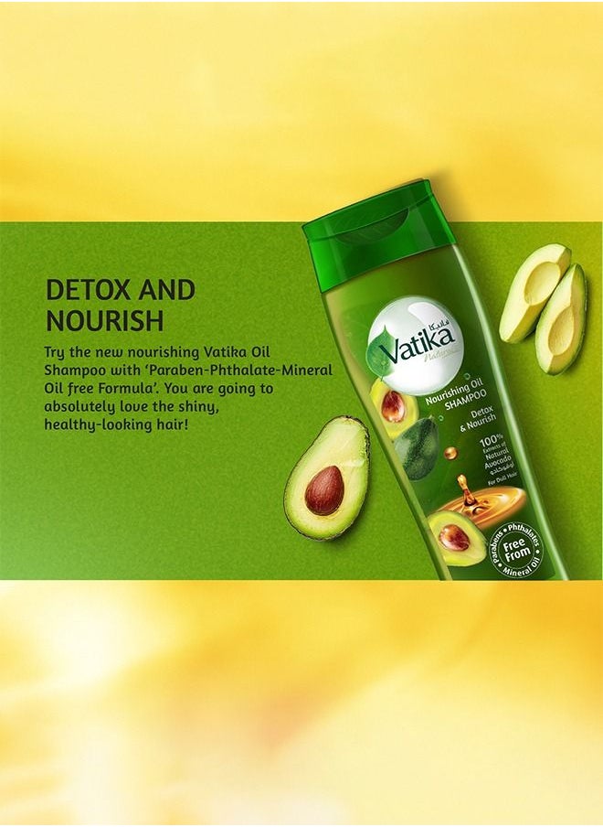 Vatika Naturals - Vatika Naturals Oil Shampoo Avocado - Revitalize and Nourish - 425ml (Twin Pack) - Image 1