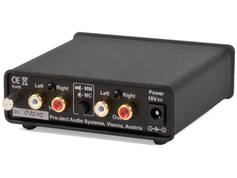 Pro-Ject Audio - Phono Box DC - MM/MC Phono preamp with line Output (Black) - Image 2
