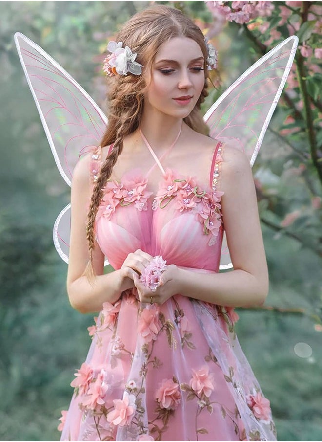 Organizer - Cosplay Butterfly Wings for Girls, Fairy Wings Costume Set, Fairy Costume Set with Sparkling Sheer Butterfly Wings Cosplay - Image 1