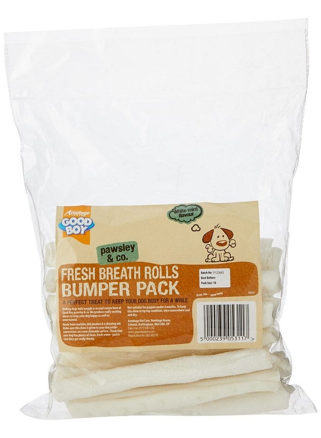 Good Boy Fresh Breath Rolls Dog Treats 340 g - Image 1