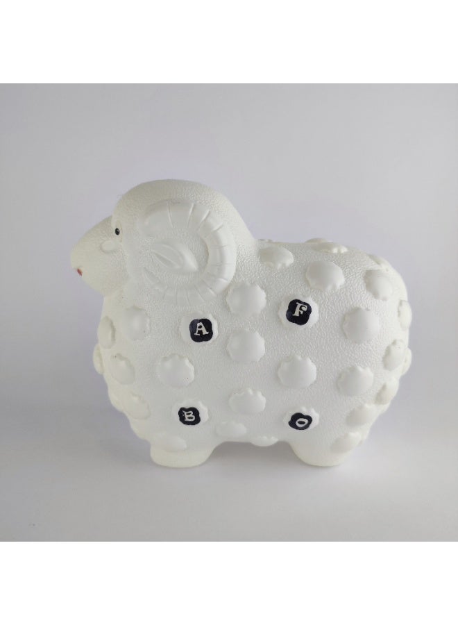 Strong Plastic Sheep-Shaped Money Saving Box – Cute Design for Kids - Image 1