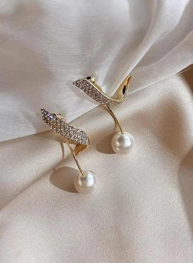 Take Two Embellished Pearl Drop Earrings