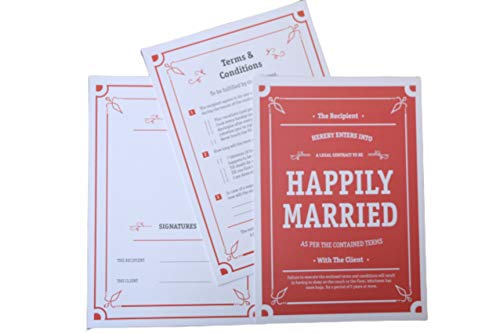 Oye Happy - Marriage Contract - Funny Agreement for Husband/Wife to Gift on Birthday/Anniversary - Image 2