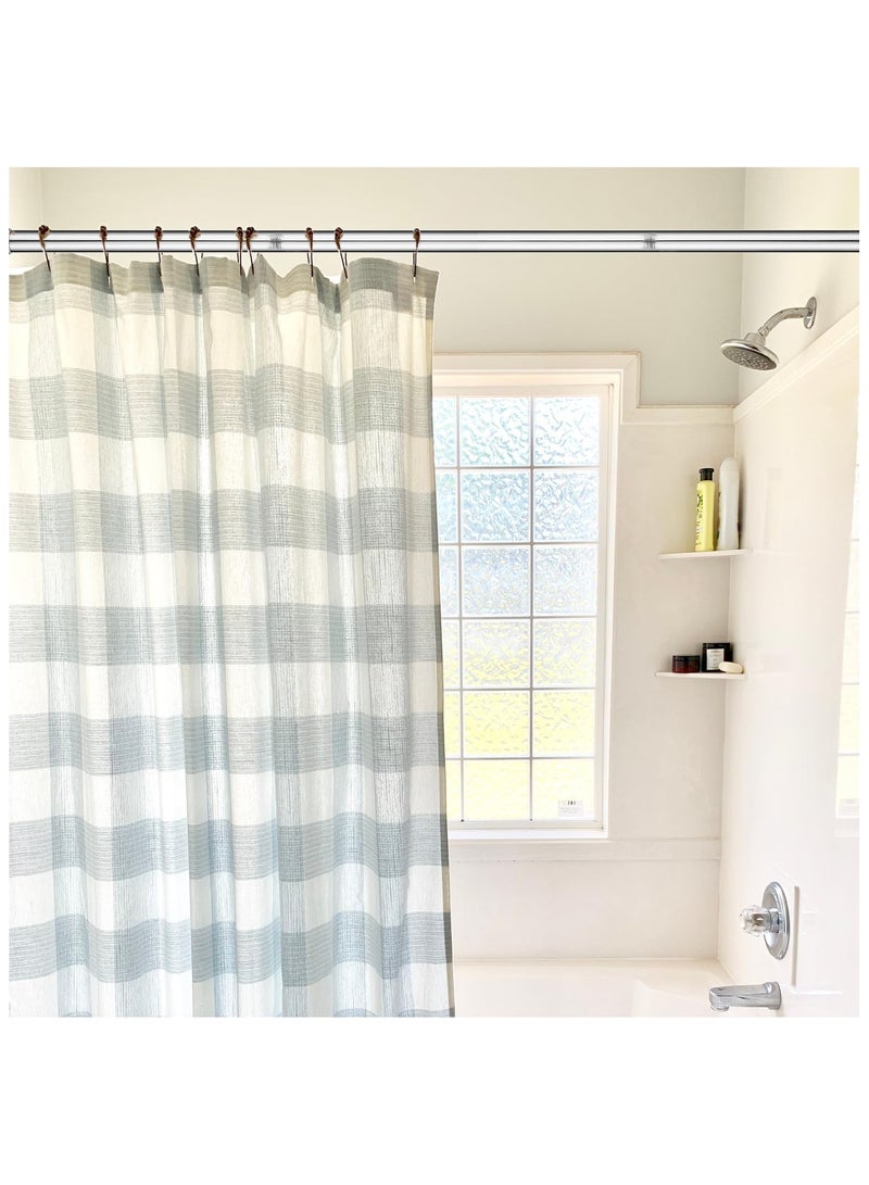 Dmore الفولاذ المقاوم للصدأ دش الستار السكك الحديدية 150-175cm قضيب تلسكوبي قابل للتمديد يمكن تعديلها عن طريق التواء دون الحفر ويمكن عقدها بشكل آمن كما السكك الحديدية دش - Image 3