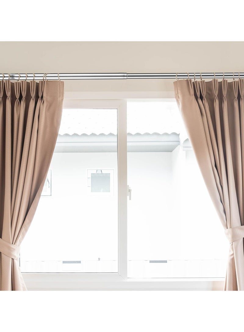 Dmore الفولاذ المقاوم للصدأ دش الستار السكك الحديدية 150-175cm قضيب تلسكوبي قابل للتمديد يمكن تعديلها عن طريق التواء دون الحفر ويمكن عقدها بشكل آمن كما السكك الحديدية دش - Image 2