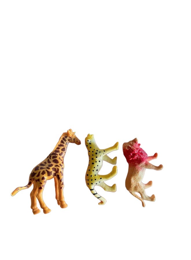 TJMR 53-Piece Mini Jungle Animals Toys Set 1.9X9.7X4.3inch - Image 3