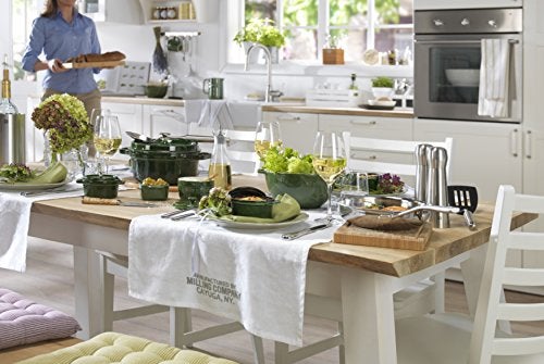 STAUB Cast Iron Roaster/Cocotte, Oval 31 cm, 5.5 L, Basil/Green - Image 3