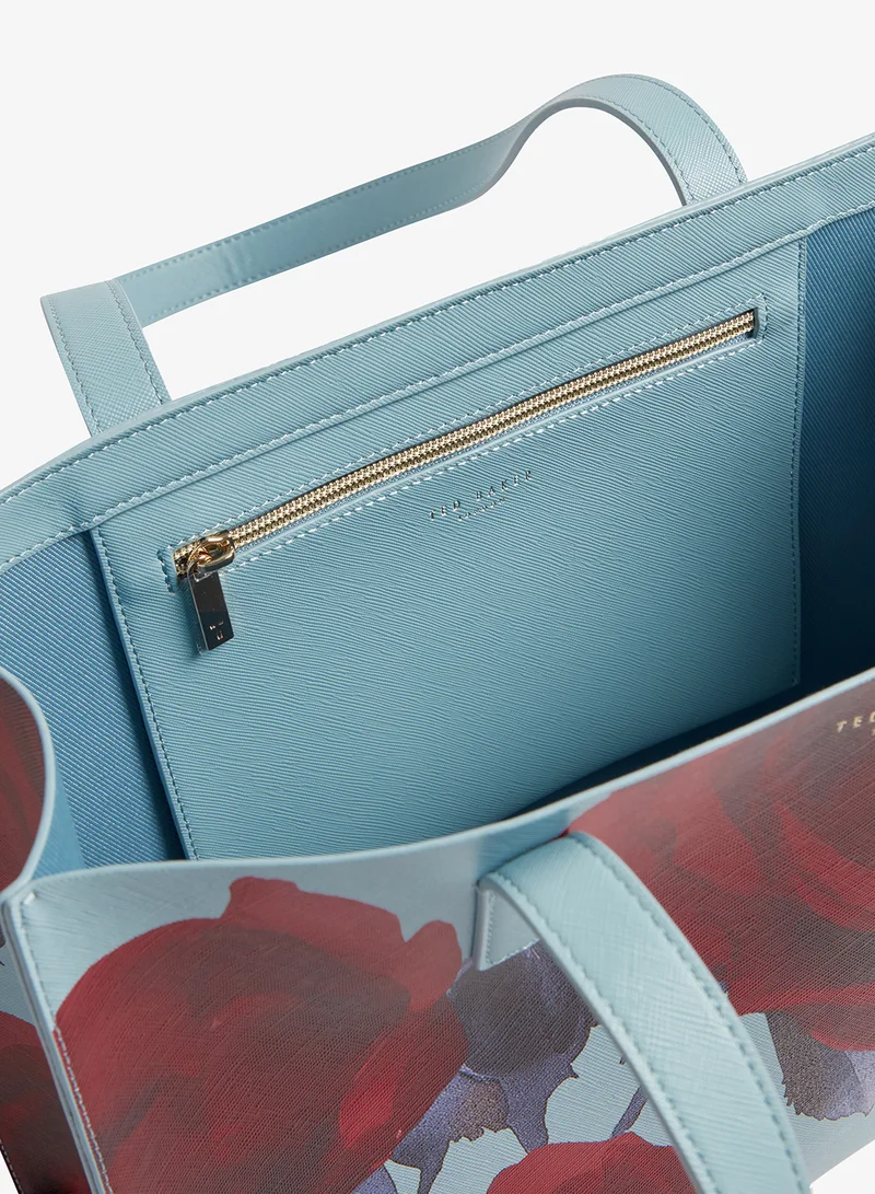 Ted Baker ELYANAA Elongated Rose Print Icon Bag