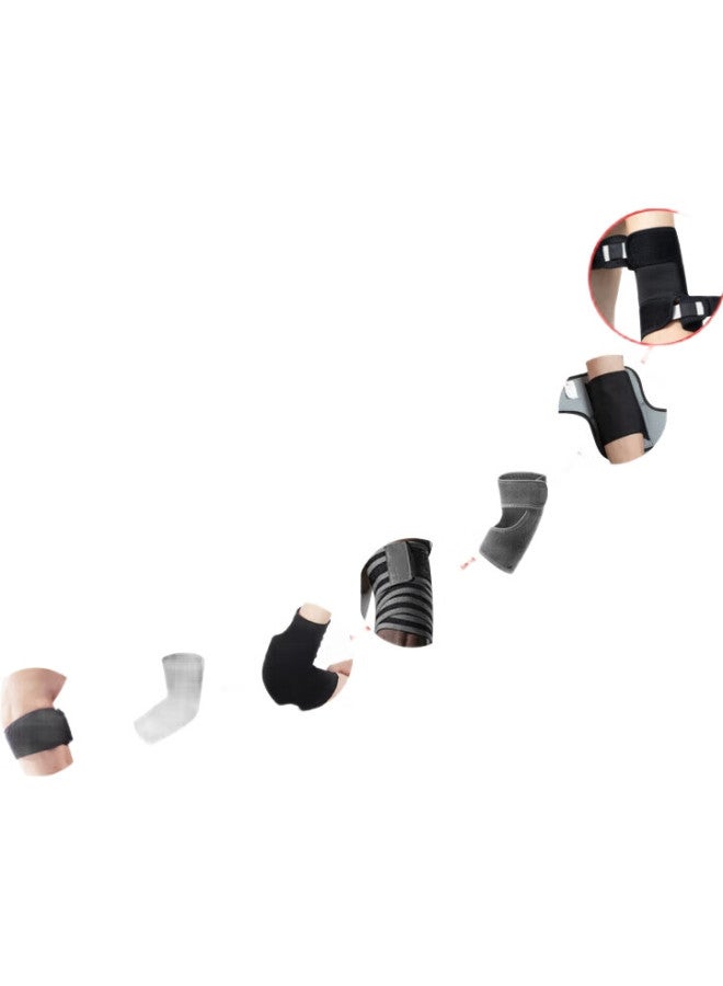 Li-Ning حماية الكوع، متخصصة لالتهاب الكوع، غلاف حماية المفاصل، دافئ، لرياضة البادمنتون، للياقة البدنية للرجال، ضغط رياضي لدعم الذراع - Image 3