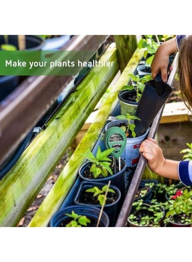 جويز جهاز اختبار التربة Joyzzz، مقياس رطوبة التربة 3 في 1 مع ضوء واختبار pH، هيدروغراف للنباتات indoor و outdoor مع مجس مزدوج، أداة اختبار التربة ومستشعر الرطوبة للمنزل والحديقة والعشب والمزرعة - Image 4