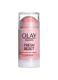 Olay Fresh Reset Pink Mineral Complex Clay Face Mask Stick, 1.7 oz  - Image 1