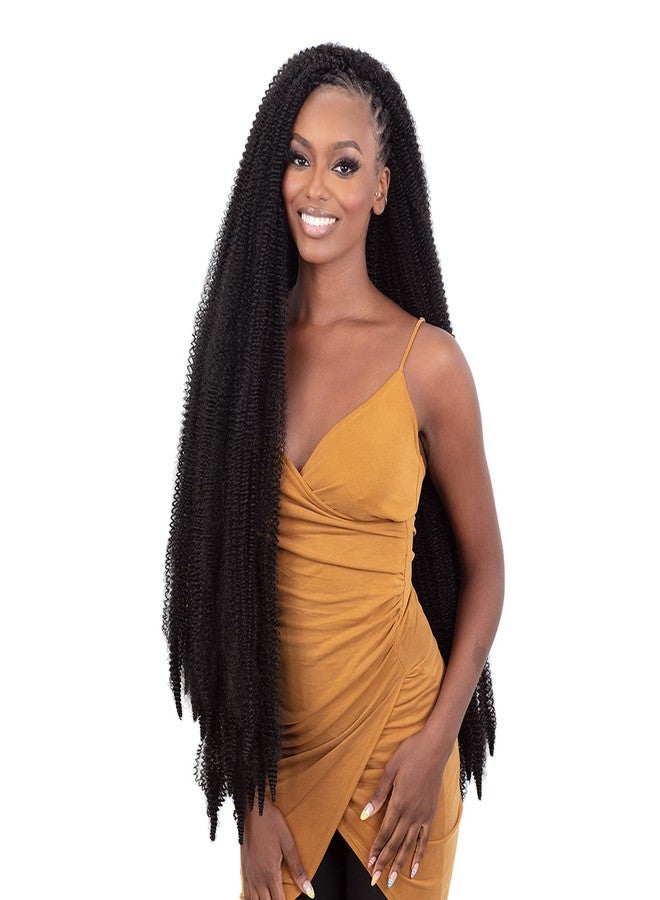 FreeTress Braids FreeTress Crochet Braids 3X Pre-Fluffed Poppin Twist 28" (1-pack, 4) - Image 1
