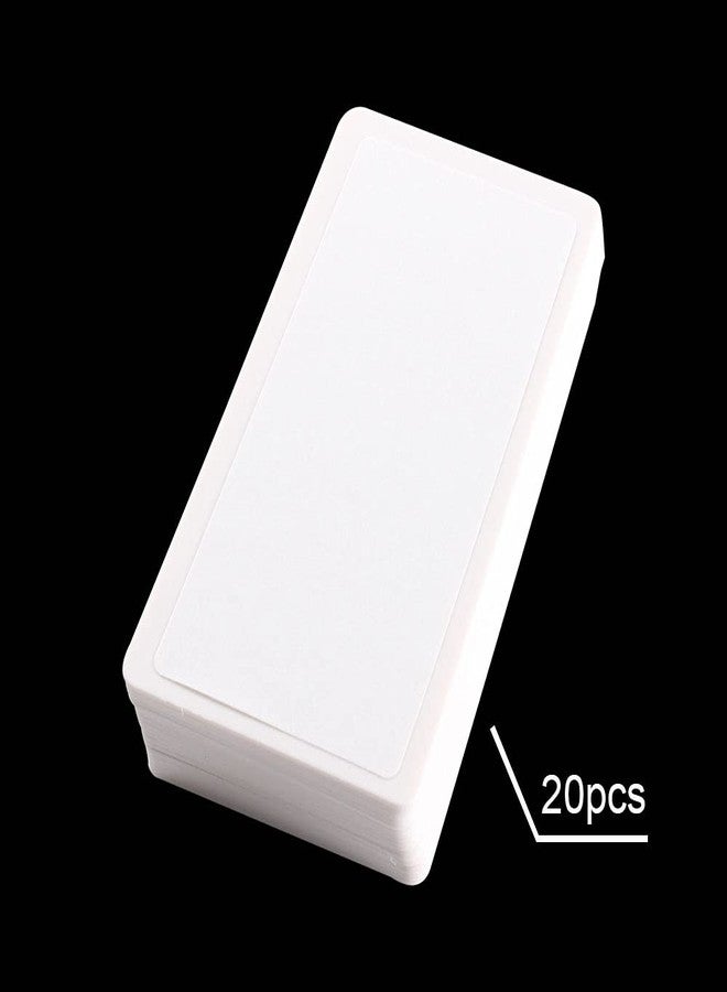 VNC 20Pcs 12X6cm Nail Art Soft Stamping Protective shell Plastic Holder Stamper Rectangel Stamp Holder - Image 2