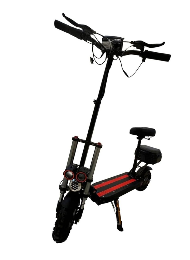 وينر سكاي سكوتر وينر C5، محرك ٢٠٢٥-٢٠٠٠ واط، بطارية ٤٨ فولت ١٣ أمبير/ساعة | شاشة رقمية كبيرة | مقعد قابل للتعديل | أقصى سرعة ٧٠ كم/ساعة | تعليق مزدوج وعمر بطارية أطول | يشمل هدايا مجانية: خوذة وسترة | - Image 4