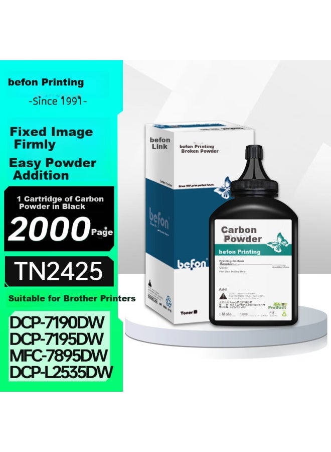 Befon Tn2425 Toner Cartridge For Brother 7190Dw, 7090Dw, Dcp-L2550Dw, Dcp7195Dw, Mfc7895Dw, Hl2595Dw, L2535Dw Printers - Image 1