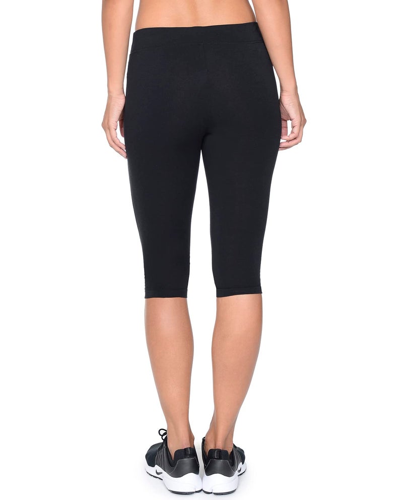 Danskin Womens Capri Legging, Black, M - Image 3