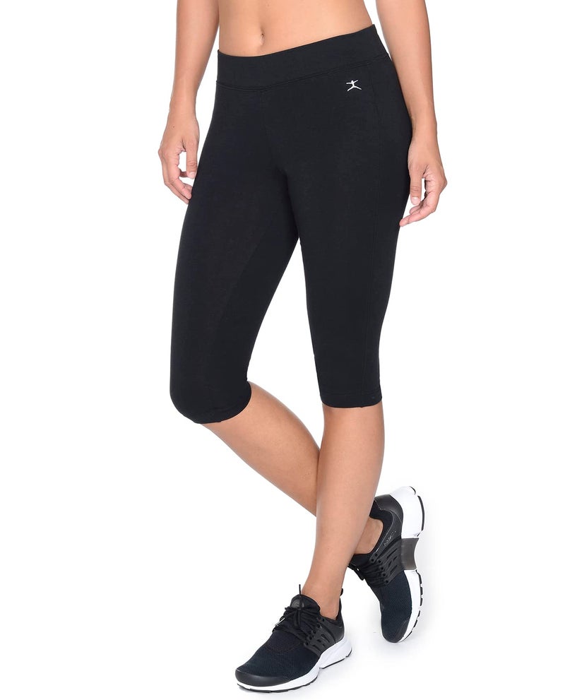 Danskin Womens Capri Legging, Black, M - Image 2