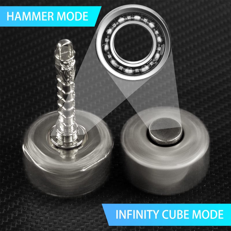 Anzmtosn Handheld Mini Fidget Toy Set Fidget,Infinity Cube,Fidget Cube,Glow in The Dark Fidget Spinner Stress and Anxiety Relief Stuffer Gift for Teen Kids Adults with - Image 3