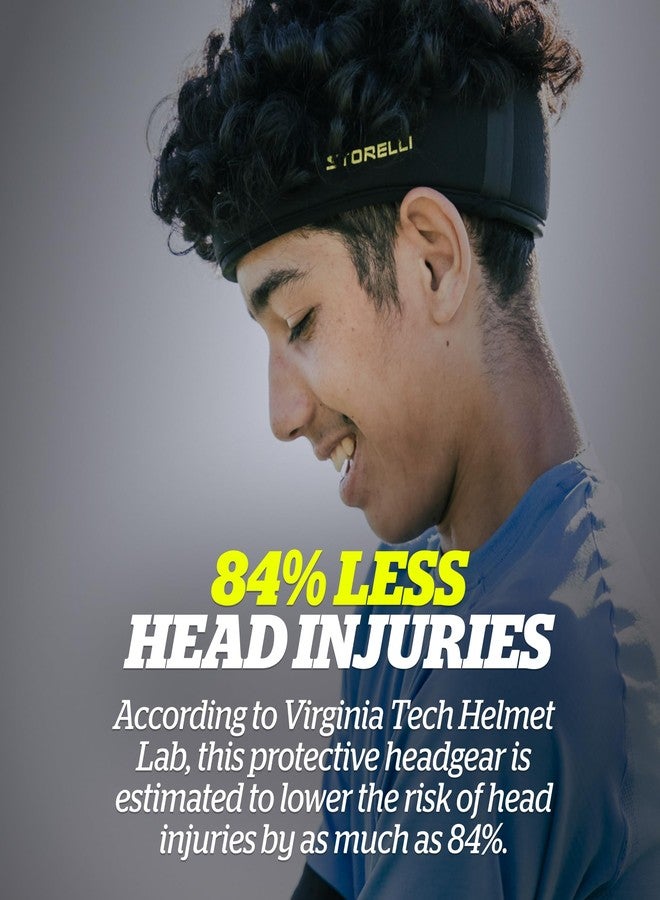 Storelli ExoShield Head Guard, Military-Grade Head Protection, Foam Padding Headband, Official Headgear of US Club Soccer, Black, Size 2 - Image 5