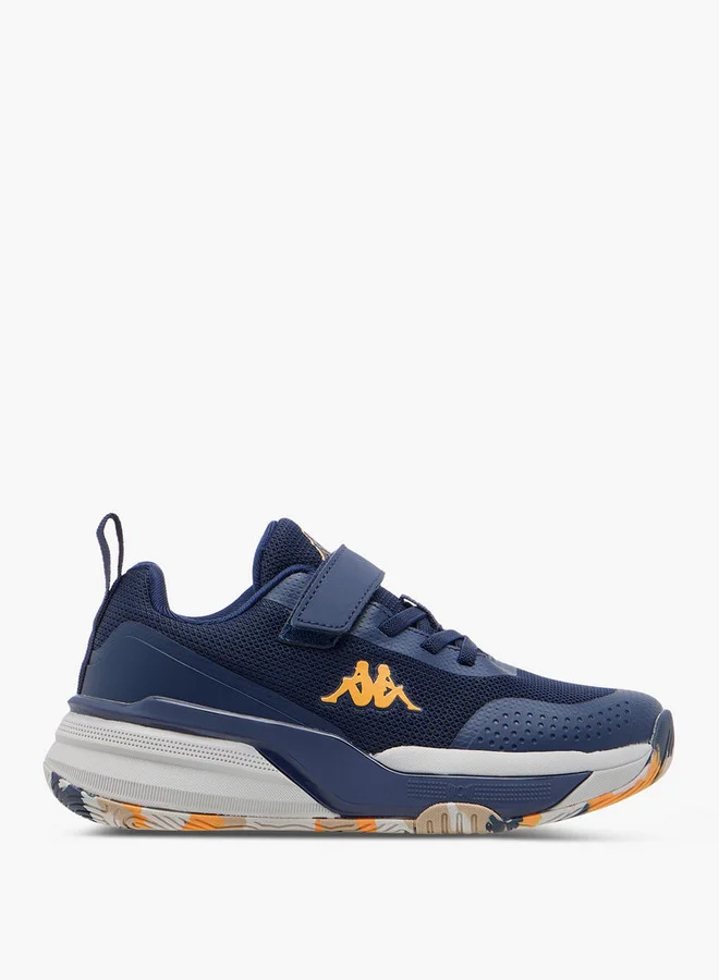 Kappa Boys' Pull Tab Detail Sports Shoes with Hook and Loop Closure