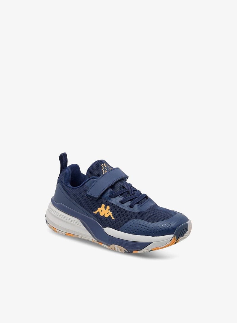 Kappa Boys' Pull Tab Detail Sports Shoes with Hook and Loop Closure - Image 2