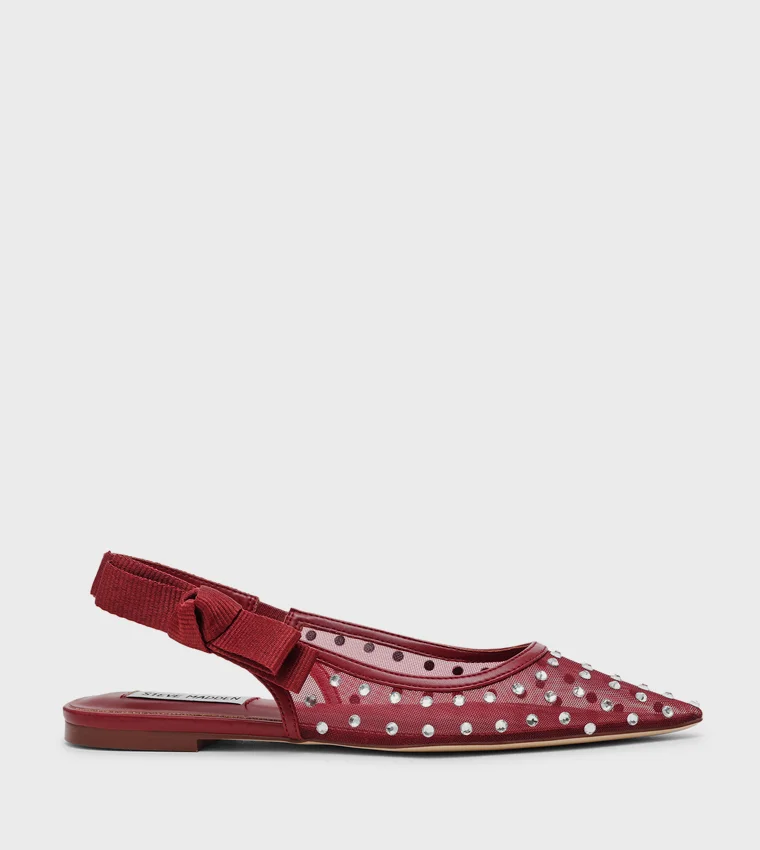 ستيف مادن OLYV02S1-DYQ Cherry Red Women's Heel Sandals