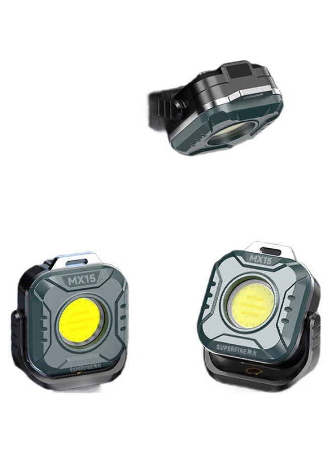 SupFire Mx15 High-Intensity Flashlight, Magnetic Emergency Light Keychain, Portable Rechargeable Work Light, Mini Floodlight For Auto Repair - Image 1